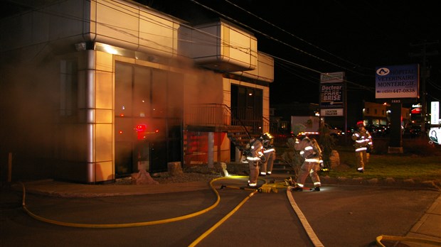 L'Hôpital vétérinaire Montérégie victime d'un incendie